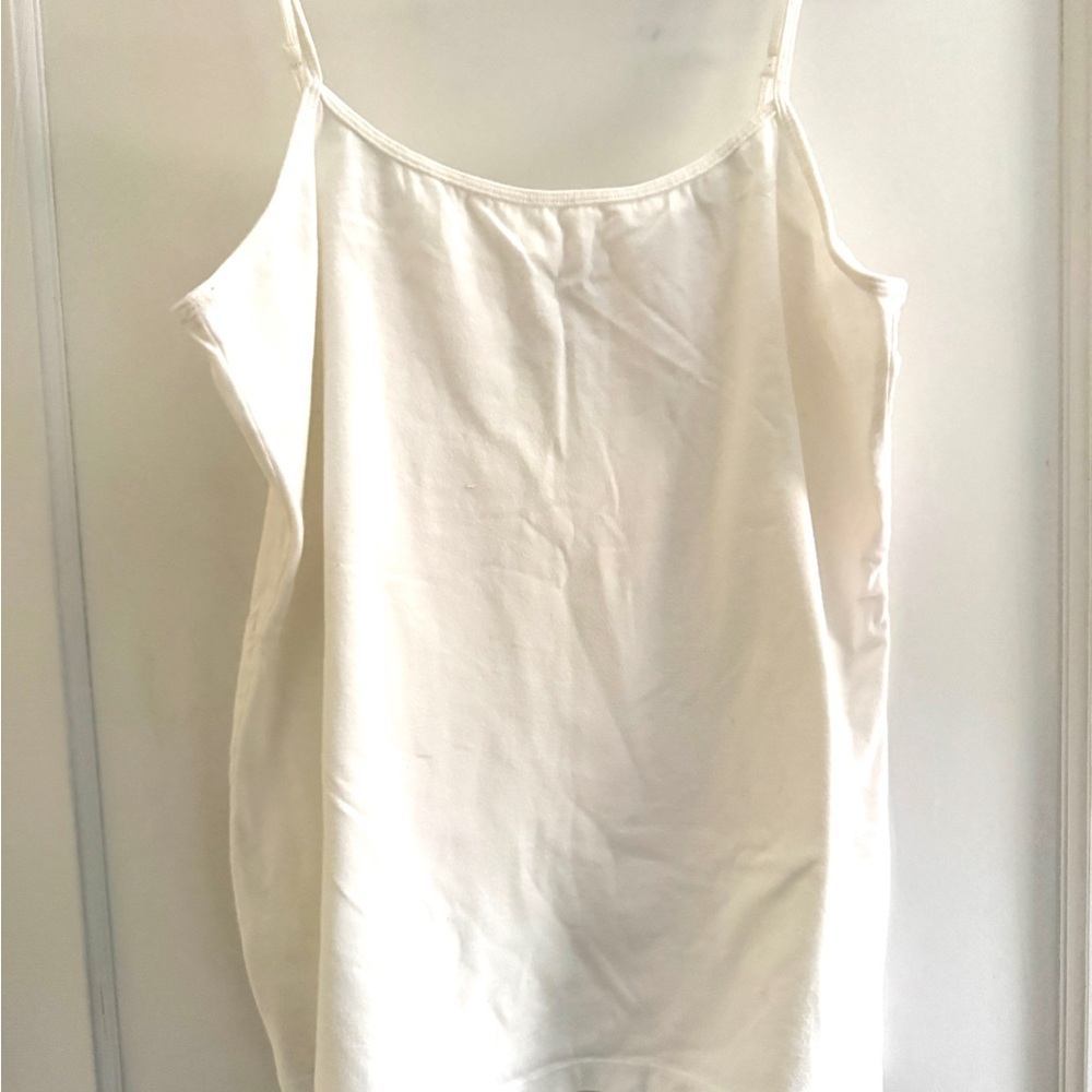 Sonoma White Women's Camisole Summer Top Spaghetti Straps Size XXL
